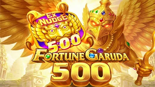 Indicador Ex Nudge con valor 500 junto al ave Garuda en la pantalla del juego